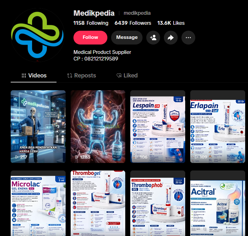 Media ulasan dari Apotek Medikpedia Mitra Medika