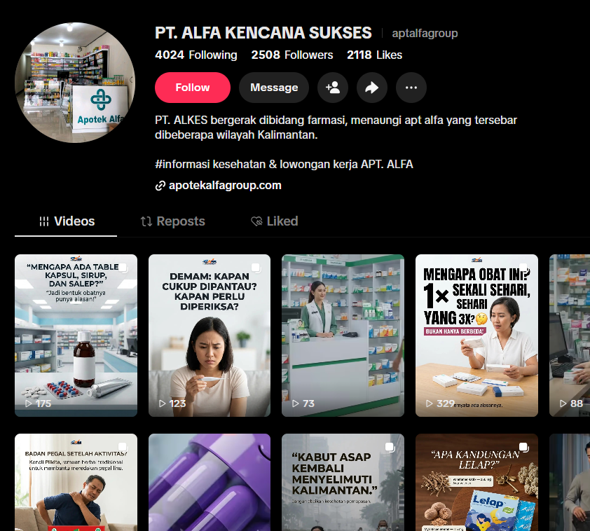 Media ulasan dari Apotek Alfa Group